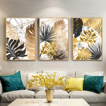Golden Leaves Diamond Painting