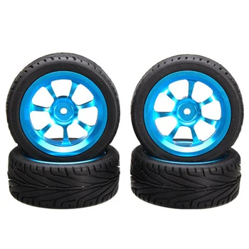 

4Pcs Alloy Rims&Tires Rc Car Wheels for 1/18 Wl Toys A949 A959 A969 A979 K929 A959-B A969-B A979-B K929-B
