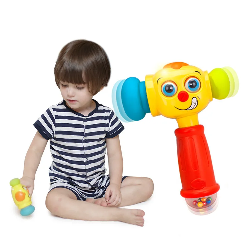 HOLA 3115 детские игрушки малыш играть молоток игрушка с музыкой и светом электрические игрушки улучшают работу ребенка 12 месяцев