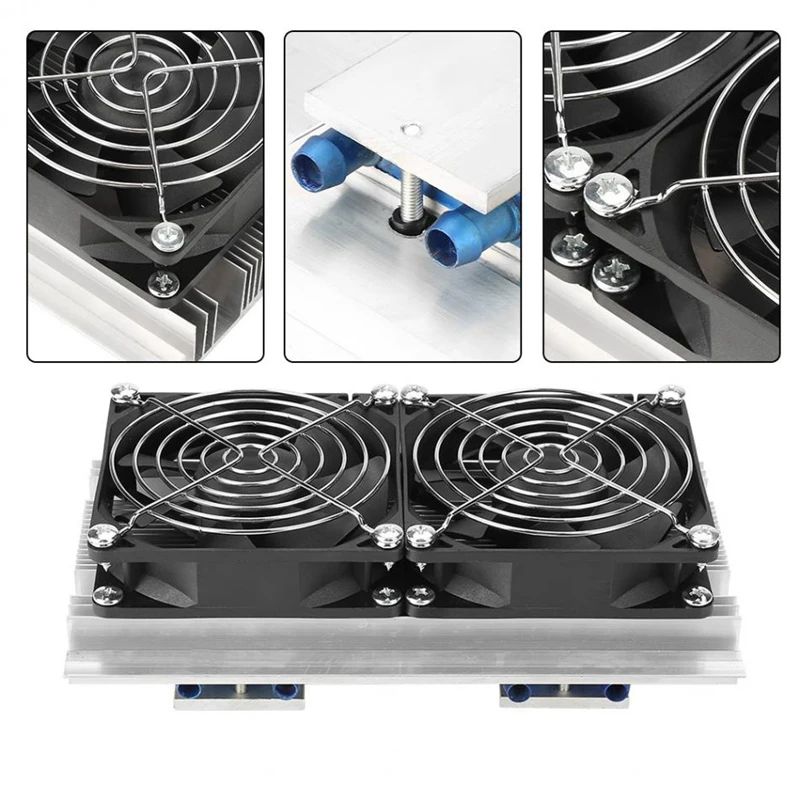 Dc 12V 120W термоэлектрический воздушный кондиционер полупроводниковый Термоэлектрический охладитель Пельтье водяного охлаждения устройства