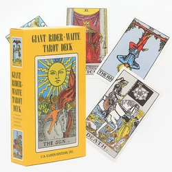 2021 Full English Giant RiderTarot cards deck  mysterious  waite  tarot cards guidance -divination fate board game 0.5kg/set