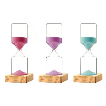 

Sand Clock Creative 30-minute Wooden Hourglass Timer Creative Birthday Gift Married Housewarming Gift For Table Home Decoration