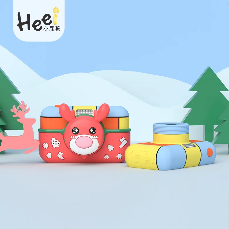 

Kids Camera 2.4 Inch IPS Large Screen 2.8 Mega Pixel 1080P HD Kids Digital Dual Camera for Boys Girls Birthday Gift