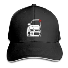 Бейсболка с принтом на заказ, Классическая японская автомобильная Кепка Lancer Evo Evolution, новая мужская Кепка