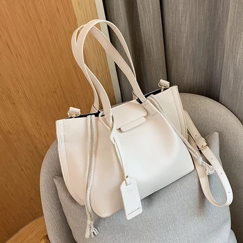 

NEW French Design Fashion Large-capacity Handbag & Elegant 2in1 Tote Bag Shoulder Bag Messenger Bag Width 29cm Height 20cm