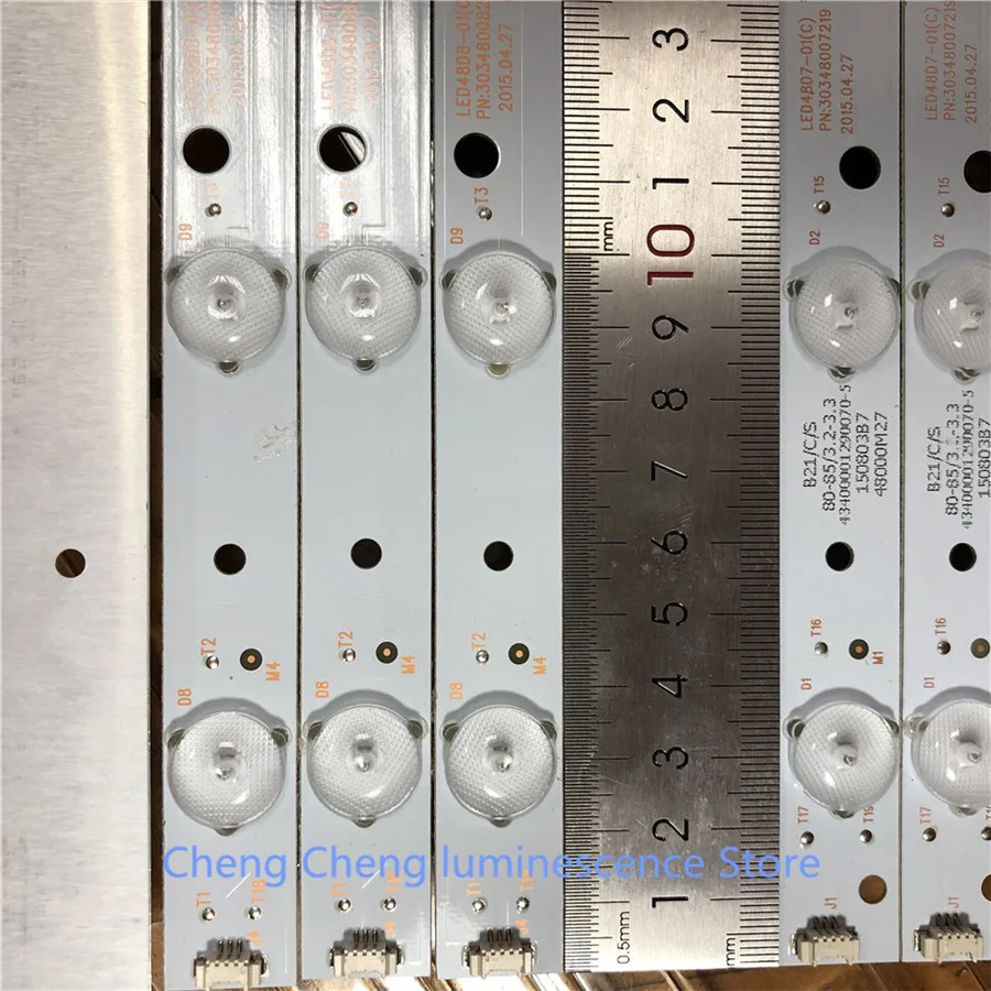 10 шт./лот LE48M33S ЖК-подсветка бар LED48D8-ZC14-01(C) LED48D7