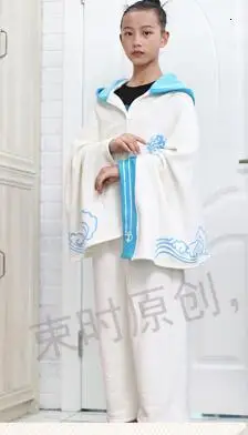 Аниме Grandmaster of Demonic культивирование Lan Wangji Wei Wuxian BL Косплей костюмы плащ пальто накидка наряд Mo Dao Zhi Shi