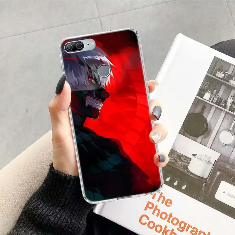 Аниме «Токийский Гуль чехол для huawei Honor 9 10 20 Lite рro 9X 8X 8A 8C фотоаппаратов моментальной печати 7S 7A 7C Y5 Y6 Y7 Y9 мягкий чехол для мобильного телефона чехол Coque - Цвет: TR015-8