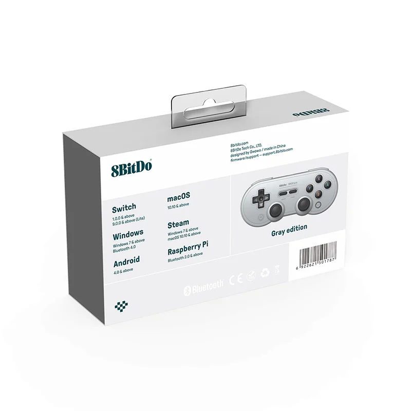 8bitdo sn30pro gb sn sem fio bluetooth