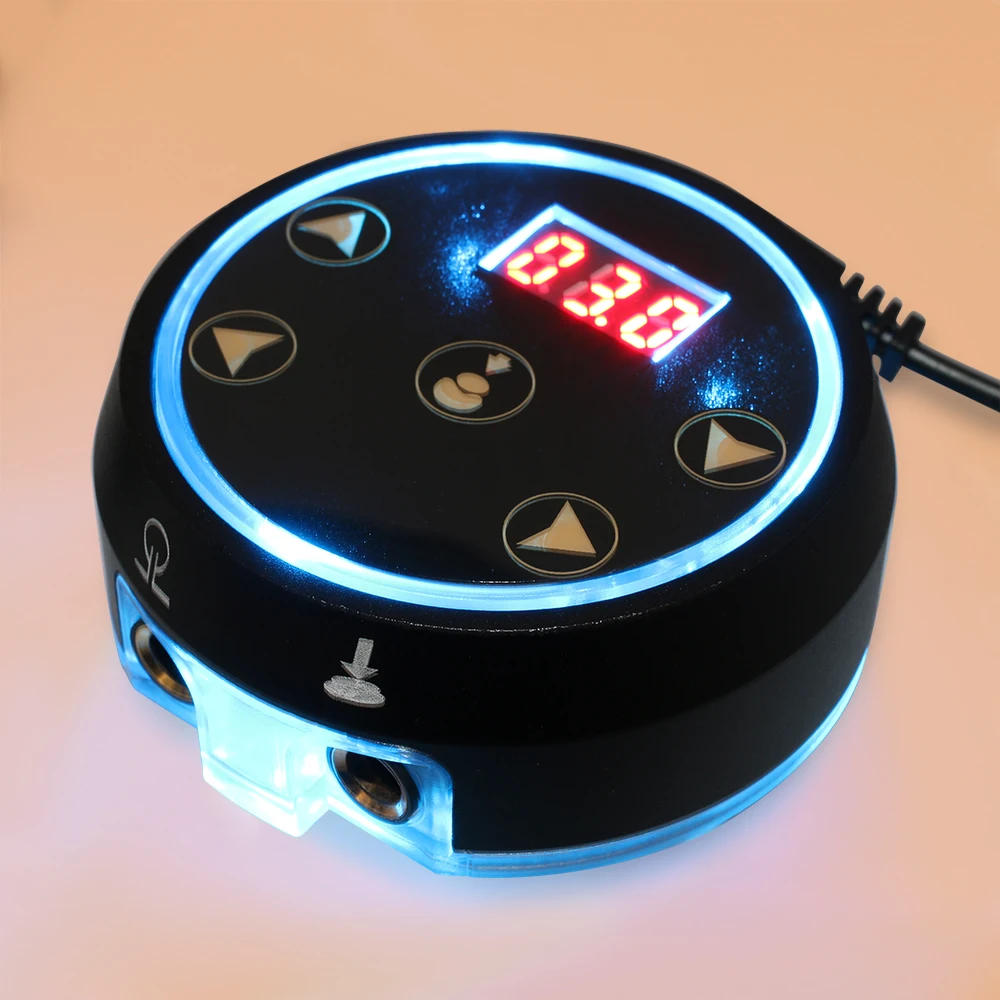 Горячая профессиональная мини-критическая Аврора II lcd Татуировка блок питания с адаптером питания для катушки и роторной татуировки MachinesP178B