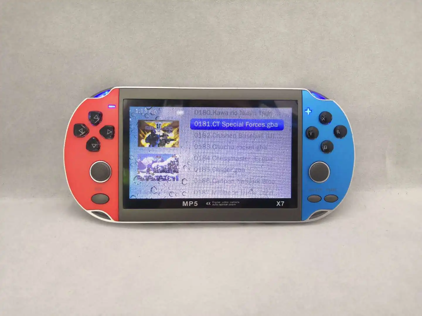 X7 Ретро игровой Набор для psp двойной рокер игровой автомат 4,3 дюймов Большой экран 64 бит 8 г памяти GBA с Bulit в 200 игр