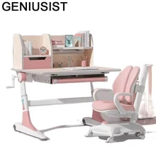 

Children Desk Tavolo Per Scrivania and Chair Tavolino Bambini Adjustable Bureau Enfant for Mesa Infantil Study Kids Table