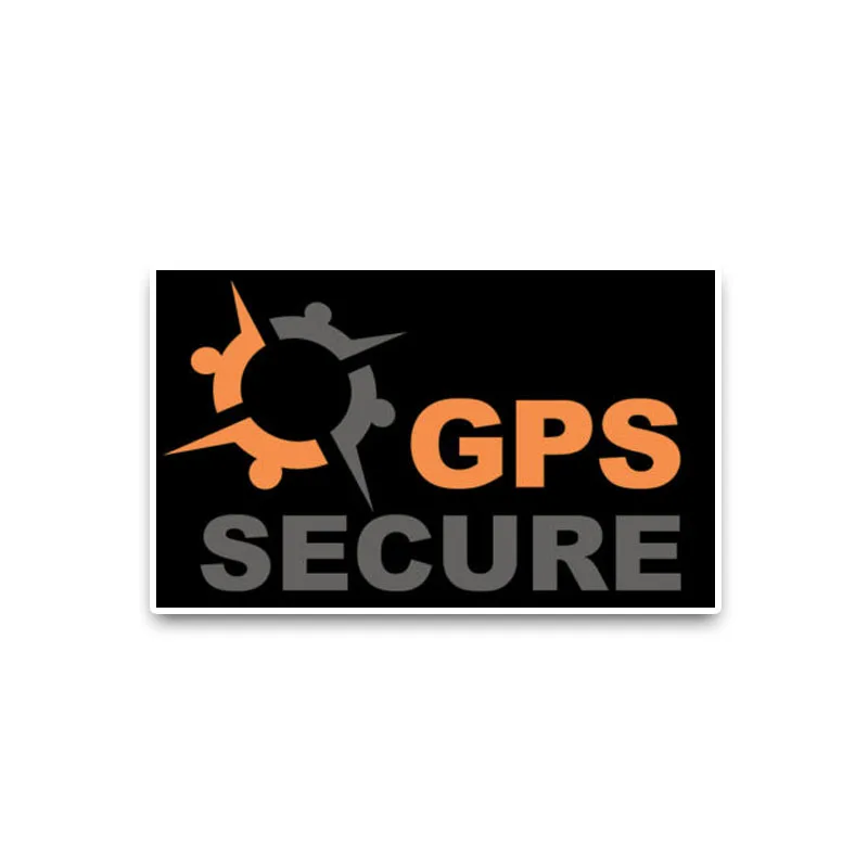 

Hot Interesting Car Sticker GPS Secure Black and Orange Motorcycle Decals KK Decal Vinyl Bumper Accessories PVC 11cm*6cm