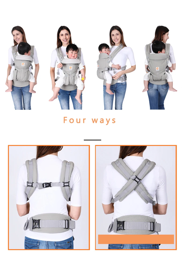 360 Рюкзаки-кенгуру, многофункциональные, дышащие Сумка-кенгуру, рюкзак переноска для детей платье на бретелях Обёрточная бумага подтяжки