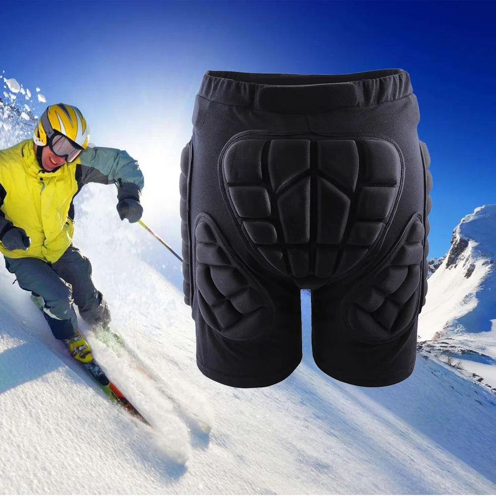 Лыжные накладки для защиты бёдер мягкие шорты для катания на лыжах Сноубординг защита от ударов+ налокотники+ защитные наколенники