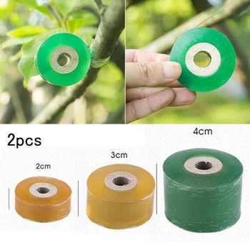 

2Pcs Grafting Tape Stretchable Self-Adhesive Grafting Tape For Garden Plant Garden Tree Plants Seedlings Grafting Supplies