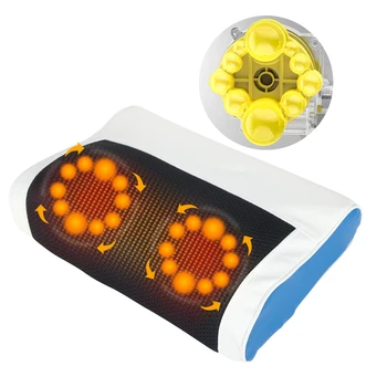 

Electric Heating Massage Pillow 1 Massage Bottom Kneading Relaxation Trigger Point Therapy Cervical Relief Sore Muscles Relaxer