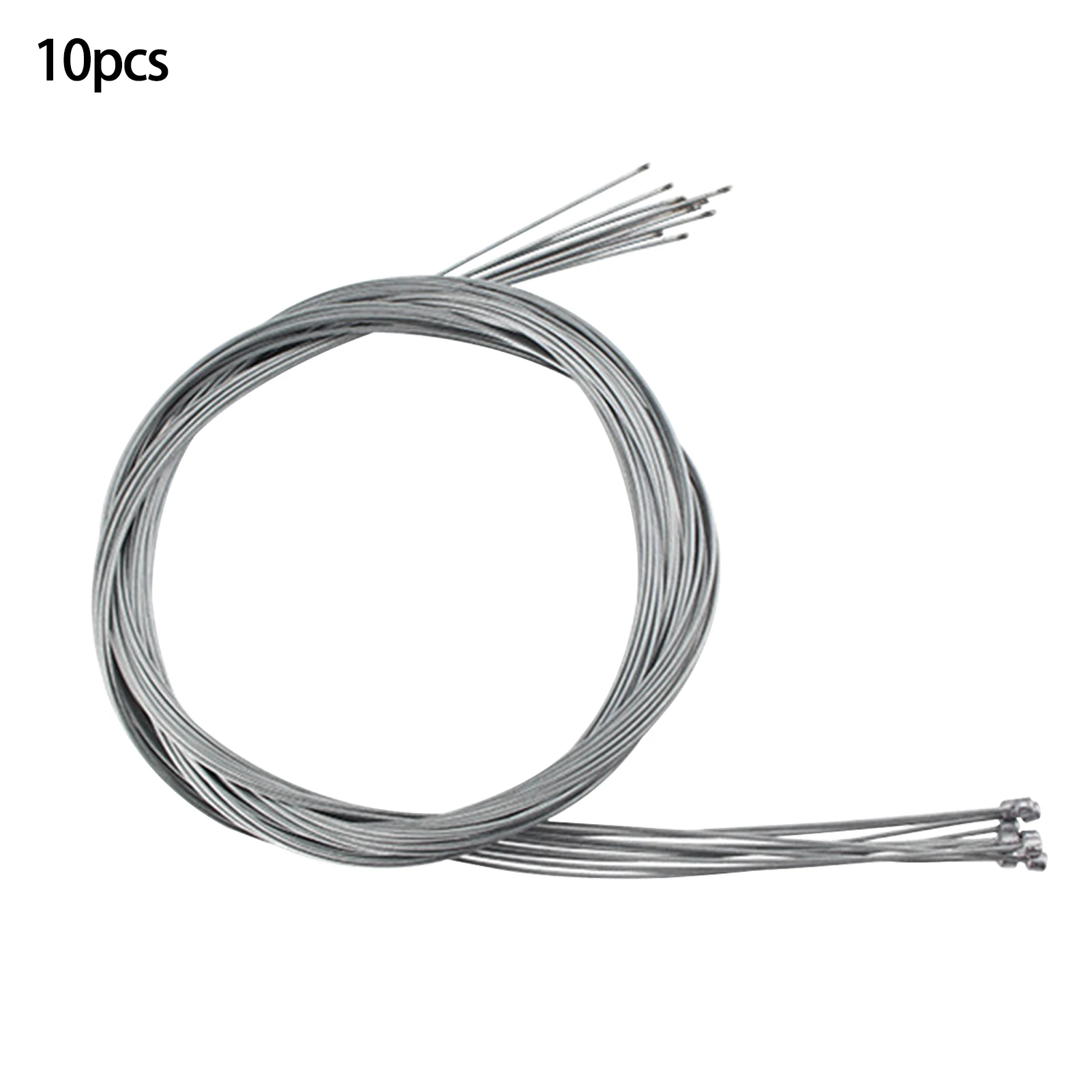 10pcs Durable Wear Resistant Accessories Long Stable Steel Wire Mountain Road Practical Bicycle Shift Cable Upgrade Derailleur | Спорт и
