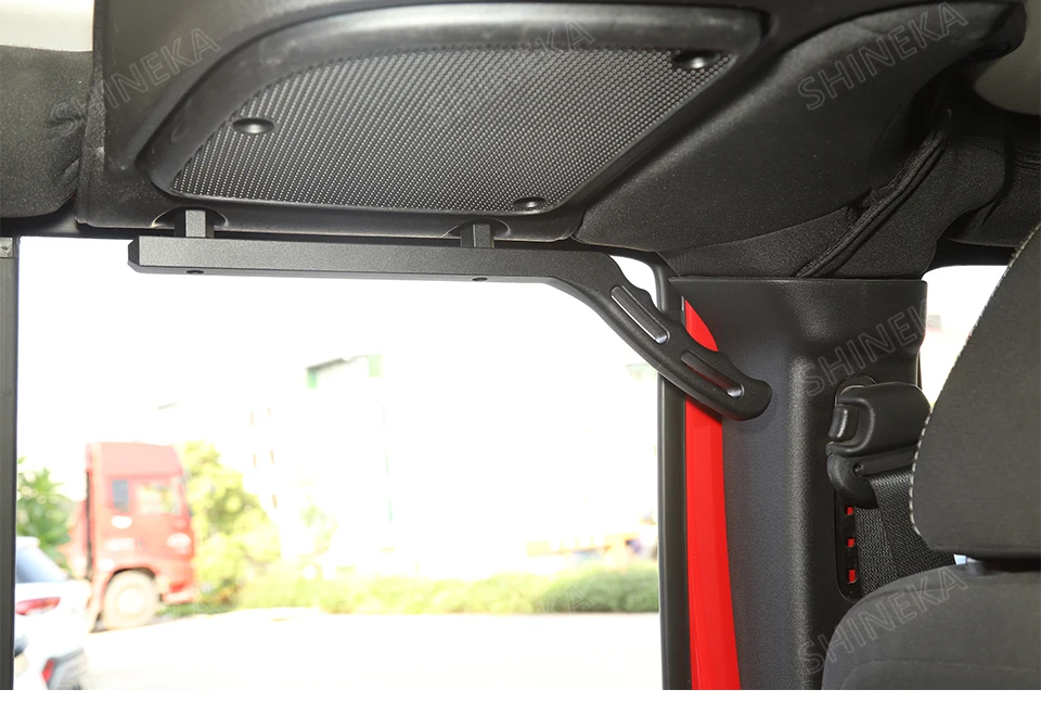Внутренние молдинги для Jeep Wrangler JK 2007- алюминиевый сплав новейшая жесткая Верхняя ручка Передняя Задняя ручка для Jeep Wrangler