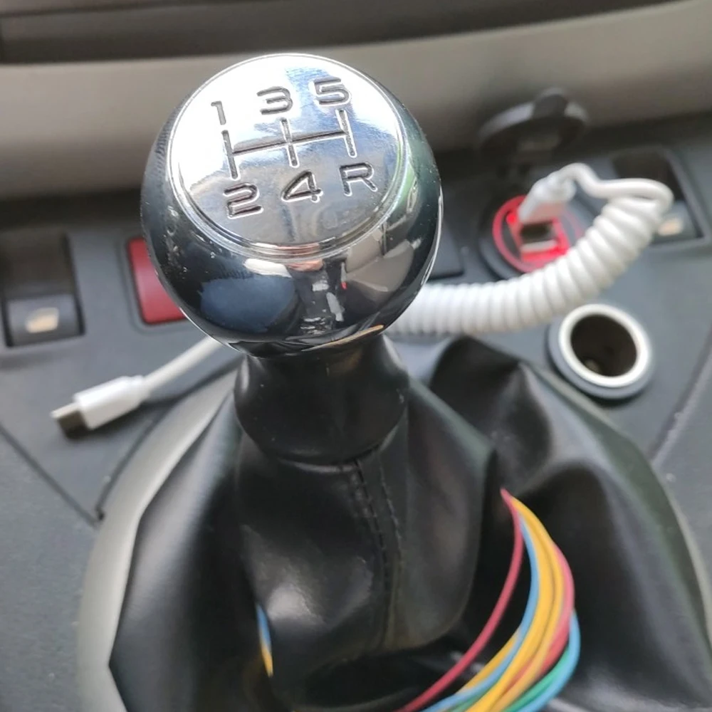 Кожаная ручка переключения передач для Peugeot 106 107 205 206 306 5 6 скоростей | Автомобили и