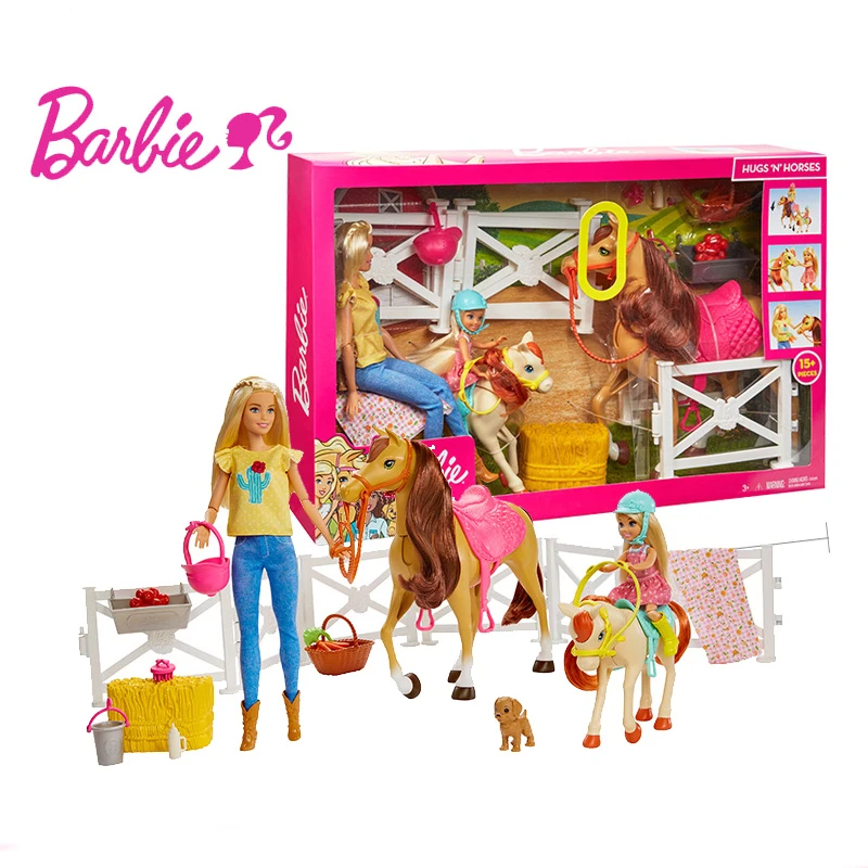 doll and horse playset
