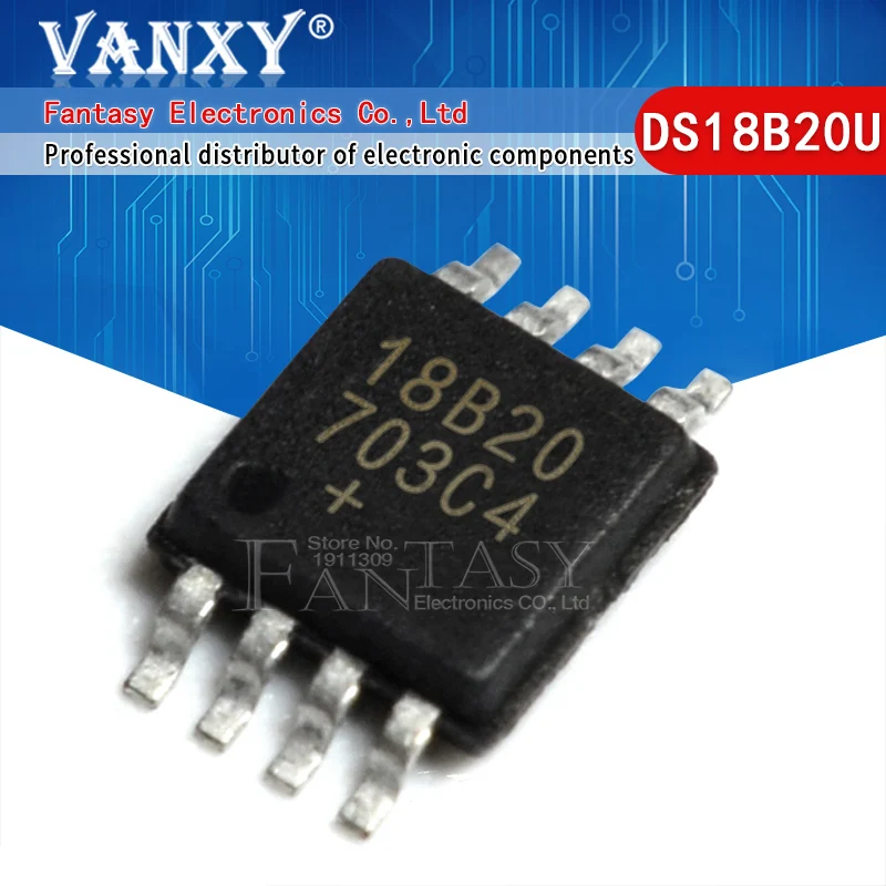 5 шт. DS18B20U MSOP8 DS18B20 18B20 MSOP-8 18B20U SOP + T защитный чехол для мобильного телефона |