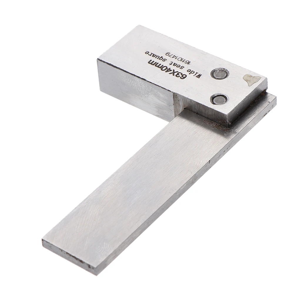 L-образный угол 90 градусов попробуйте квадратная линейка камень макет измерительный инструмент 63X40 мм