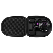  Fishing Reel Protective Case Water Resistant Hard EVA Box Pouch Built-in Anti-Pressure Sponge Baitcasting Wheel Bag Accessories 