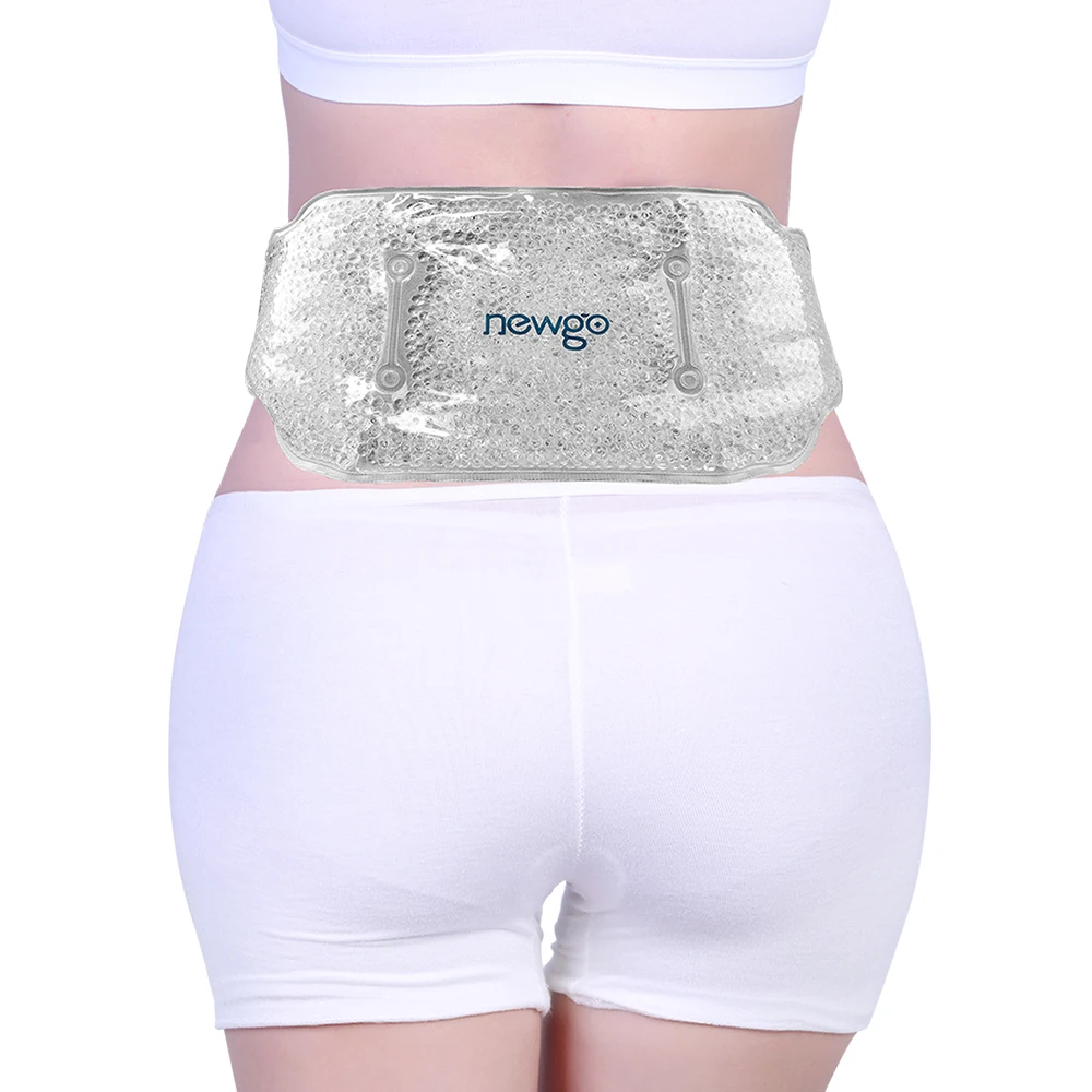 Ice pack for waist Многоразовый пакет льда для травм обертывание с гелем горячая холодная терапия облегчение боли с ремнями сзади Плечи Талия холодильник сумка-холодильник - Цвет: Ice pack for waist