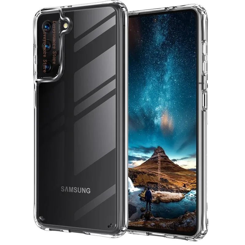 Силиконовый чехол из ТПУ для Samsung Galaxy S10PLus S10E S10 S21 S20 Ультратонкий ударопрочный