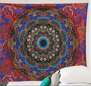 

Tapestry Wall Hanging Polyester Flower Mandala Pattern Blanket Home Decor Hot