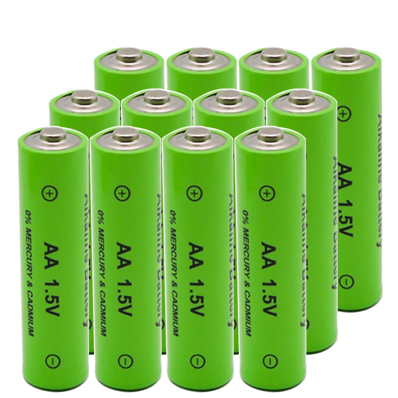 1/2/4/8/10/20 шт. АА перезаряжаемая батарея 3000mah 1,5 V Новые щелочные Перезаряжаемые батарея, батарея для Светодиодный светильник игрушка mp3