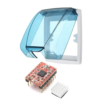 

Universal Waterproof 86 Type Wall Socket Plate Panel Switch Box Blue with A4988 Stepper Motor Driver Module