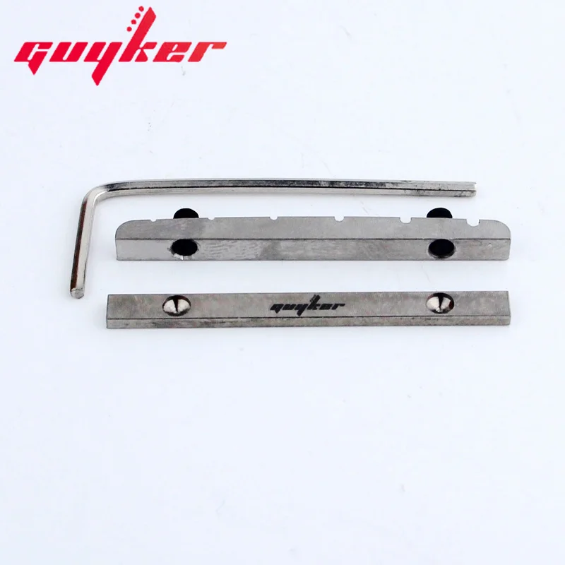 GUYKER Titanium Adjustable Bell Brass Nut Guitar Brass Bridge Nut Split