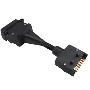 

Australia Car Truck RV Trailer Plug Adapter Interface Power Cord Socket Adapter 12V 7-pin Flat Base + 12-core Flat Male