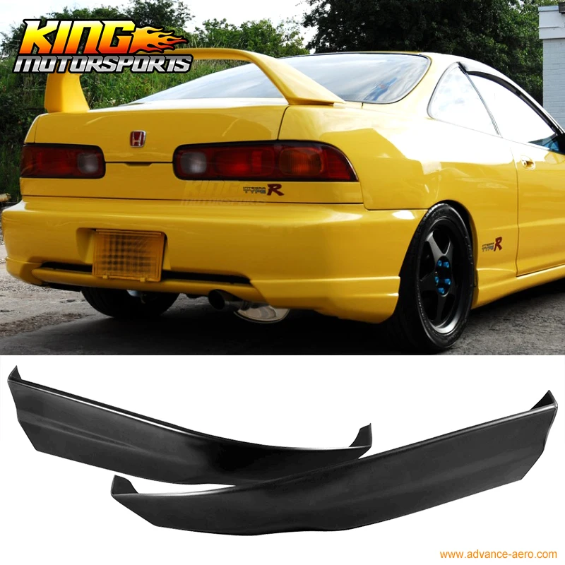 Подходит для 98-01 1999 2000 Acura Integra PU задний бампер спойлер 2 шт поли уретан | Автомобили