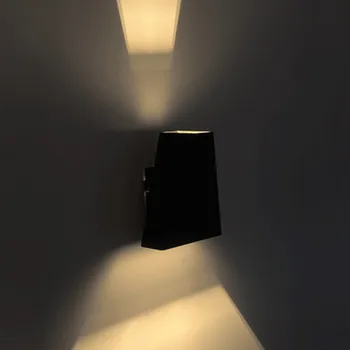 

Modern Simple Trapezoid Led Wall Lamp White/Black Iron Bedroom Led Wall Light Corridor Led Wall Lights Living Room Wall Sconce