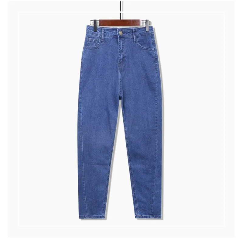 zara jeans 2020 fashion oversize women's jeans spring slim denim pencil pants plus size XL-8XL casual trousers female high-rise jeans G916 chrome hearts jeans Jeans