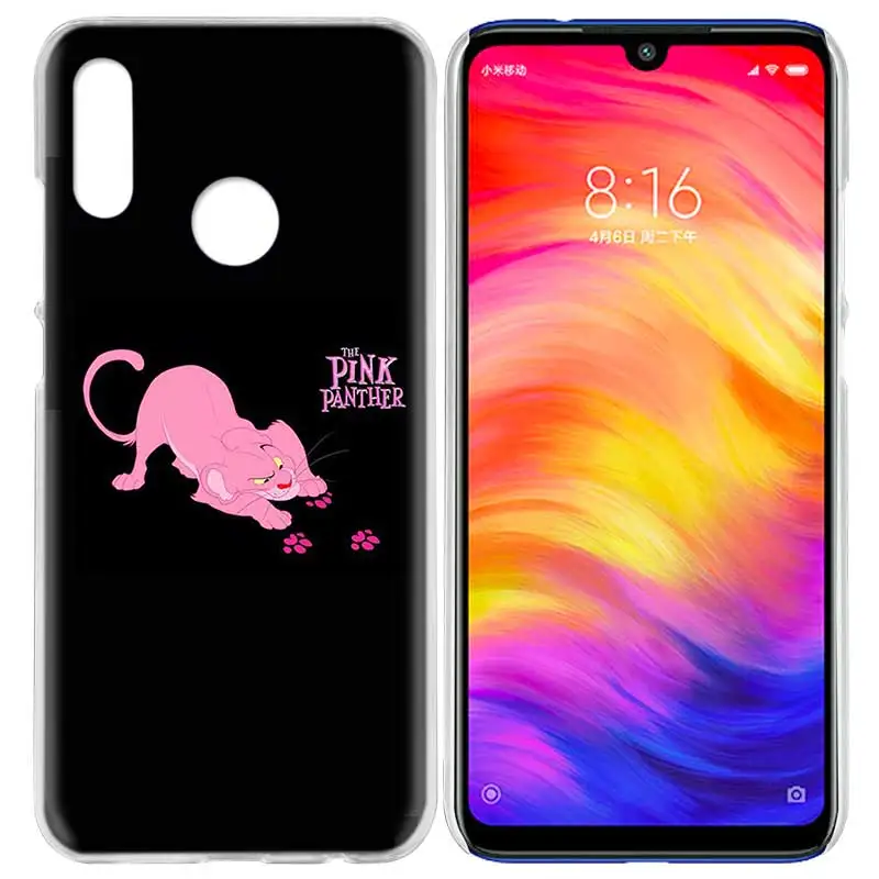 08 Чехол для Xiaomi Redmi Note 7 7A фотоаппаратов моментальной печати 7S 6 6A 5 Y3 K20 mi 8 до 9 лет CC9 CC9E A1 A2 A3 играть F1 Lite Pro Plus Корея Розовая пантера с рисунком из мультфильмов - Цвет: 08