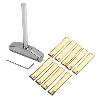 

Guitar Repair Tools Kit with 9 pcs Fretboard Press 1 Press Caul for Electric Guitar Bass Luthier Repairing Tool