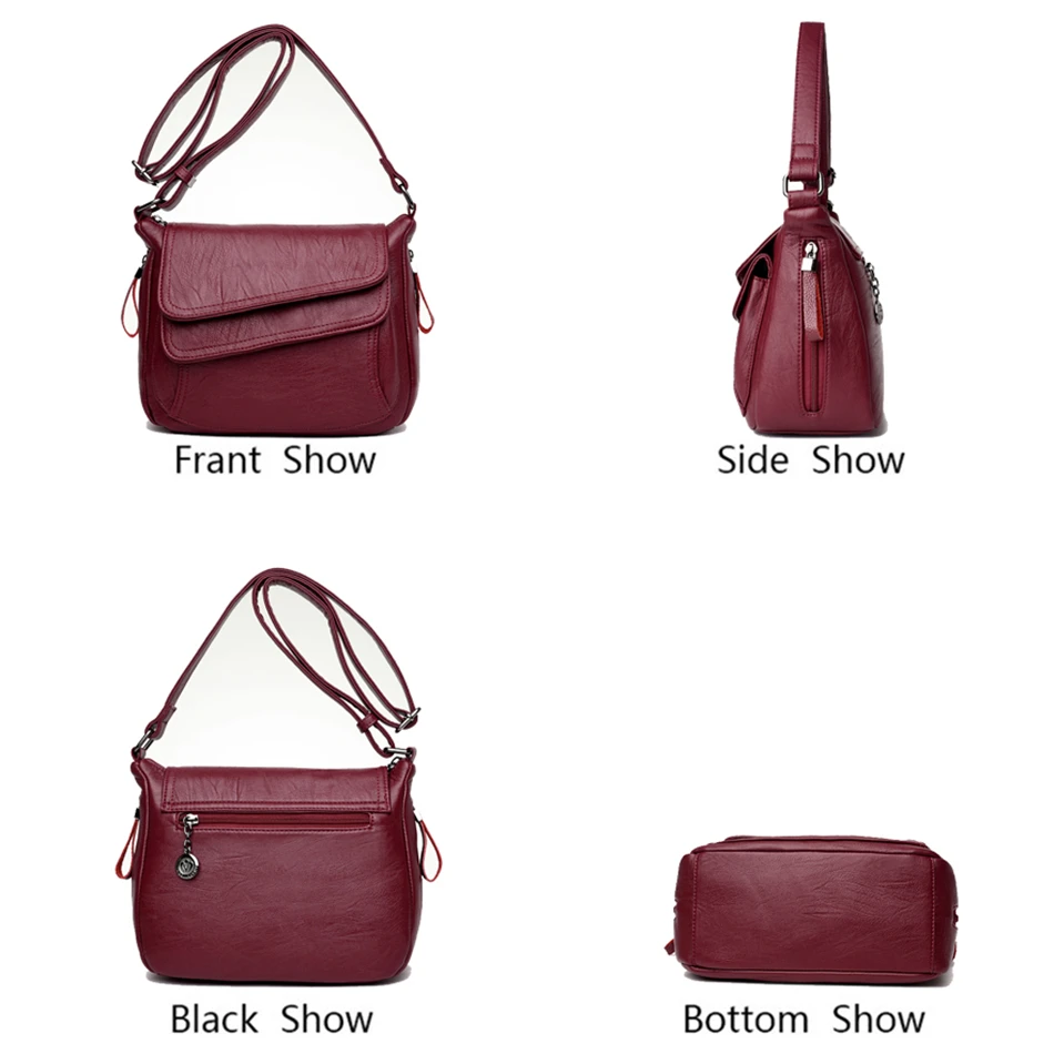 Women handbags leather shoulder bag Leather Handbags Women Bags Designer Summer Style Female Shoulder Messenger Bag