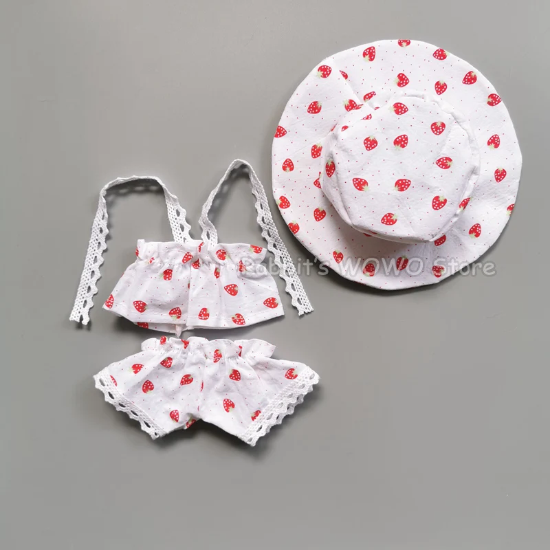 Doll Clothes Fit 25cm Baby Doll 1/6 BJD Doll Toy New Born Doll Lovely Accessories Outfit Princess Dress Summer Suit Girls Gifts 18