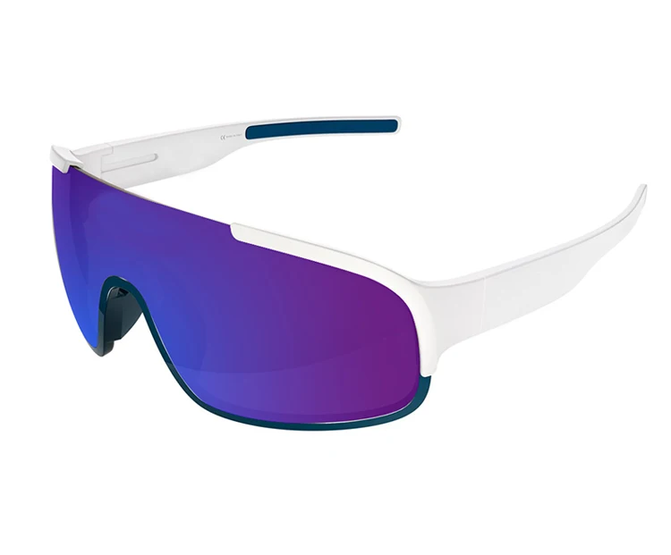POC велосипед велоочки Открытый велосипед велосипедные очки спортивные солнцезащитные очки для велоезды фирменный дизайн мужские и женские велосипедные очки - Цвет: white black
