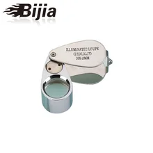 Bijia lupa de alta potência hd luz lupa microscópio mg21007