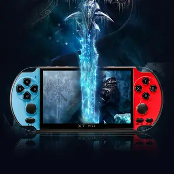 

X7 Plus Music Rechargeable Double Rocker Handheld Portable Game Console HD MP5 Camera 8G Movies LCD Kids Video