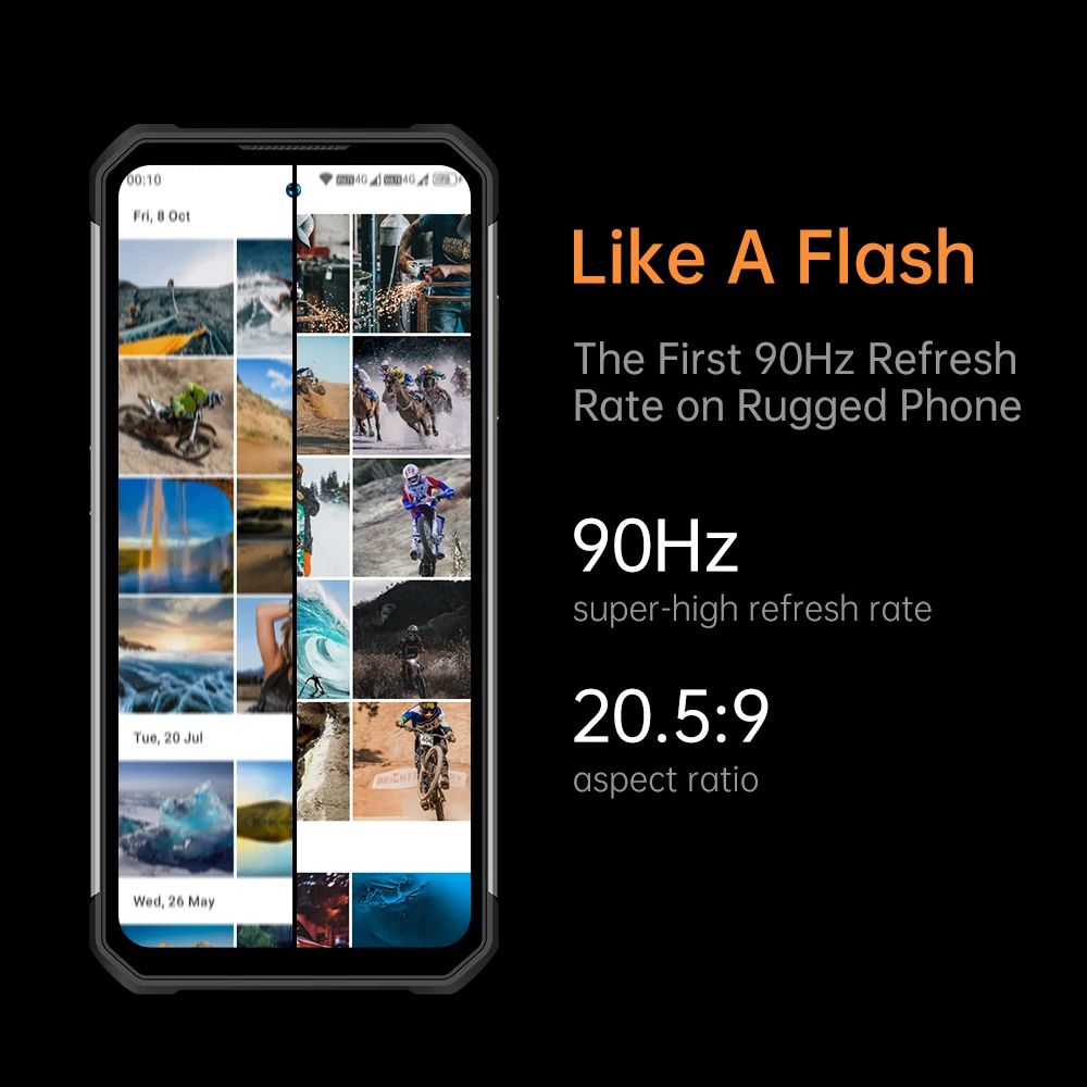 Oukitel WP17 Rugged Smartphone Global Version 8GB+128GB 6.78“FHD+ Android 11 Mobile Phone 8300MAH 64MP+16MP NFC Cell Phone