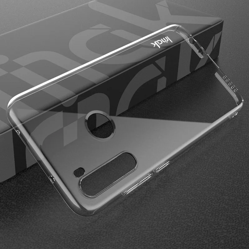Clear Чехол для Xiaomi Redmi Note 8, прозрачный износостойкий ПК, Жесткий Чехол для Xiaomi Redmi Note 8, Кристальный чехол 6,3'' - Color: Clear