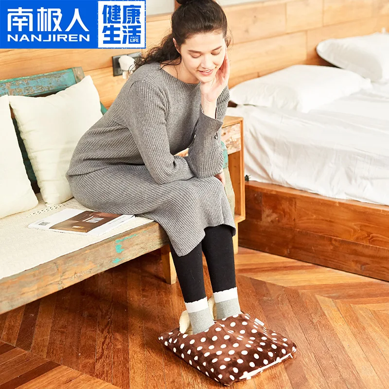 

Home Feet Warmer Electric Foot Warmer Plug Electrothermal Shoes Feet-warming Pad Office Dormitory Fever Electric Warming Pad Hea