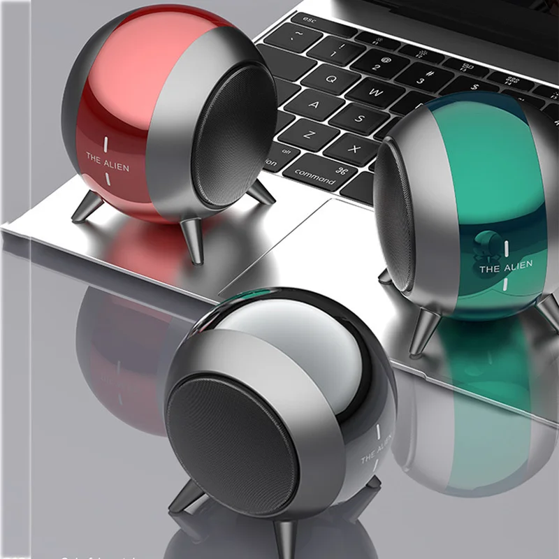 Новая портативная беспроводная Bluetooth-Колонка TWS с металлическим корпусом мощная