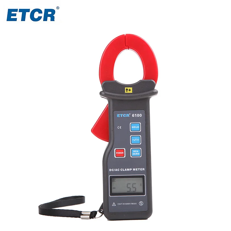 ETCR6100 AC/DC токоизмерительный прибор 0.0A~ 1000A